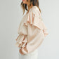 Céleste Blouse - Ruffled Peplum Blouse