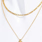Collier Pauline - Pendentif Aventurine en plaqué or 14 carats