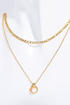 Pauline Necklace - Aventurine Pendant in 14K Gold Plated