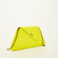Angelica Clutch - Electric Yellow Leather Clutch