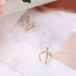 Brune Earcuff - 18K Gold Plated 2 Piece Ear Cuff