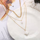 Collier Laurène - Collier chaîne linéaire plaqué or 18 carats