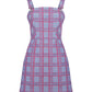 Robe Cassandra - Robe salopette à carreaux