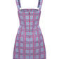 Robe Cassandra - Robe salopette à carreaux