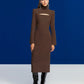 Robe Constance - Robe mi-longue découpée