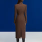 Robe Constance - Robe mi-longue découpée