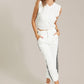 Pantalon Lexington – Jean court taille haute à jambes larges