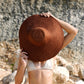 Chapeau Isadora - Chapeau de paille tissé à la main en jute