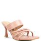 Sabine Sandals - Criss Cross Strap Spool Heel Sandals