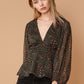 Flore Blouse - V-neck Puff Sleeve Blouse