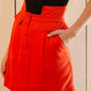 Jupe Poppy - Jupe utilitaire taille haute