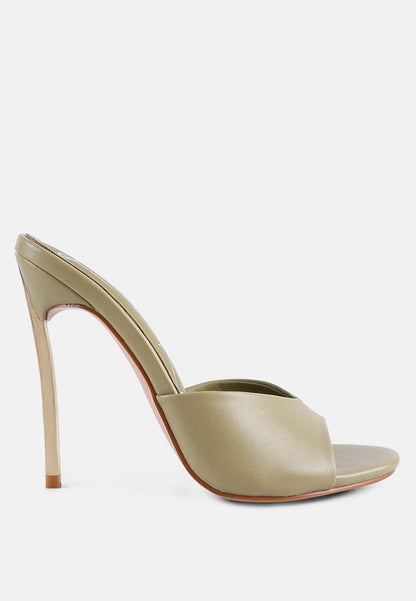 Natacha Stiletto - Slip-On Stiletto Sandals