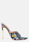 Lila Stiletto - Strappy Slip On Stiletto Heels