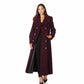 Manteau Elisabeth – Manteau long croisé en mélange de laine et de cachemire