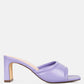 Augustine Sandals - Quilted Italian Block Heel Sandals