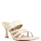Sabine Sandals - Criss Cross Strap Spool Heel Sandals