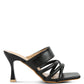 Sabine Sandals - Criss Cross Strap Spool Heel Sandals