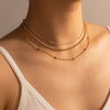 Miléna Necklace - 14K Gold Plated Dainty Layering Necklace
