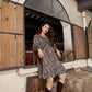 Florence Dress - Floral Print Chiffon Dress
