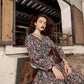 Florence Dress - Floral Print Chiffon Dress