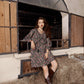 Florence Dress - Floral Print Chiffon Dress