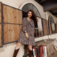 Florence Dress - Floral Print Chiffon Dress
