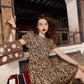 Fanny Dress - Leopard High Waist Dress