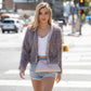 Angelica Clutch - Rose Gold Metallic Clutch