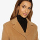 Manteau Eloise – Manteau long slim en laine mélangée