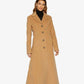 Manteau Eloise – Manteau long slim en laine mélangée