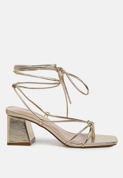 Nathalie Sandals - Block Heel Sandals