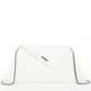 Angelica Clutch - White Leather Clutch Bag