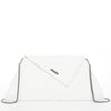Angelica Clutch - White Leather Clutch Bag